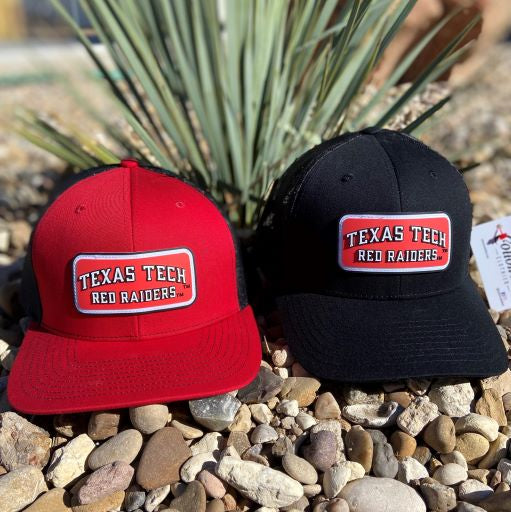 Texas Tech Red Raiders 2T PFG Mesh Red Columbia Flex Hat